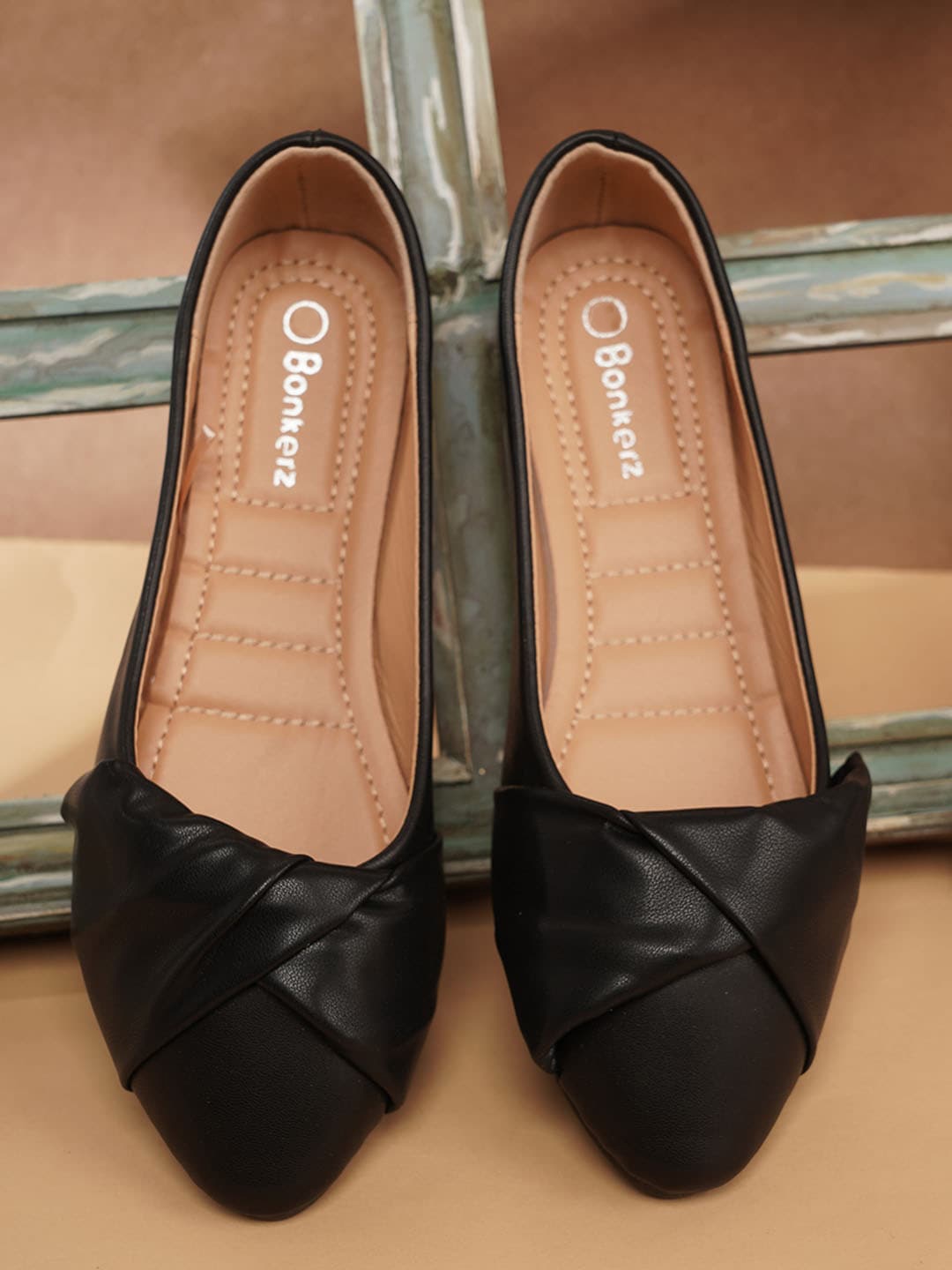 

Bonkerz Women Ballerinas With Bows, Black
