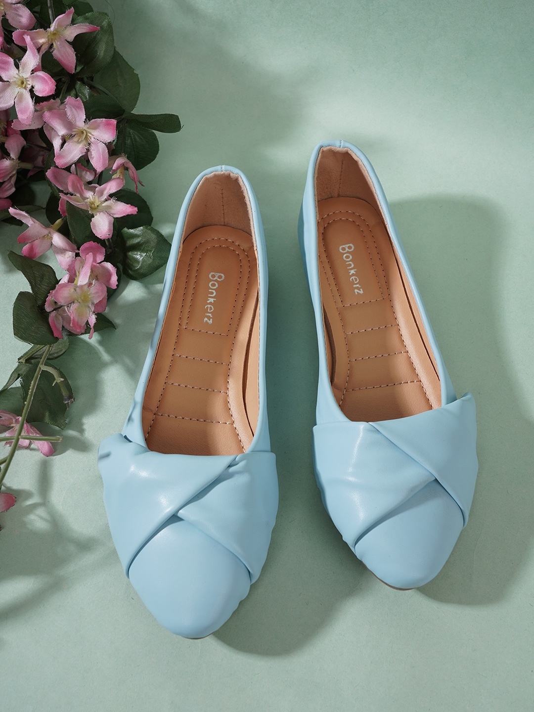 

Bonkerz Women Ballerinas With Bows, Blue