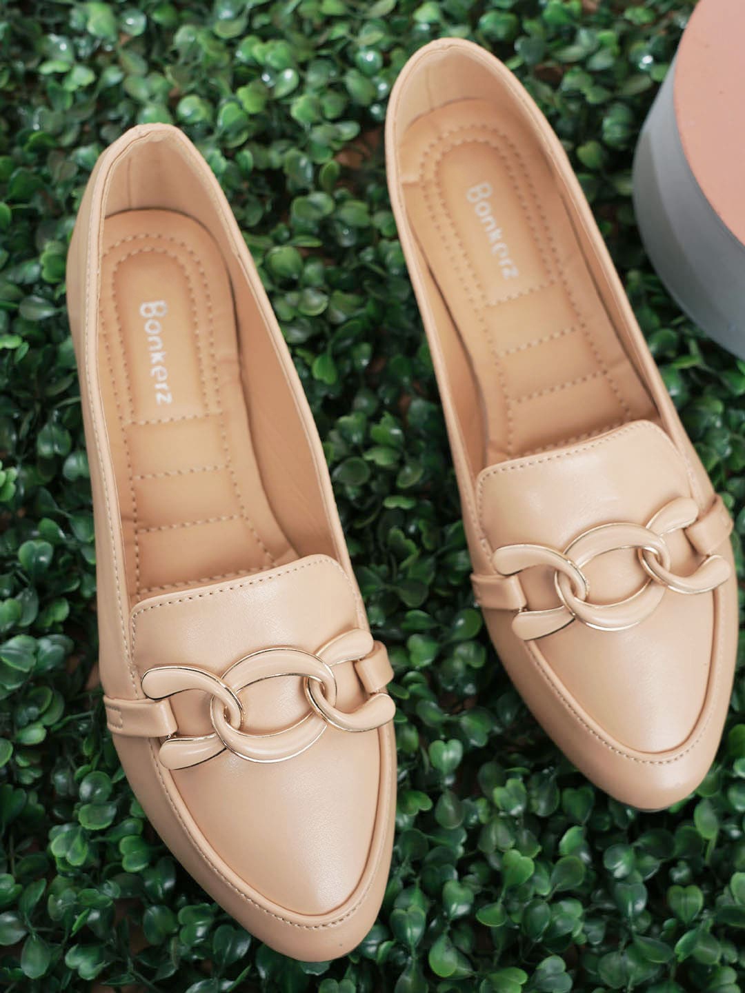 

Bonkerz Women Solid Ballerinas, Nude