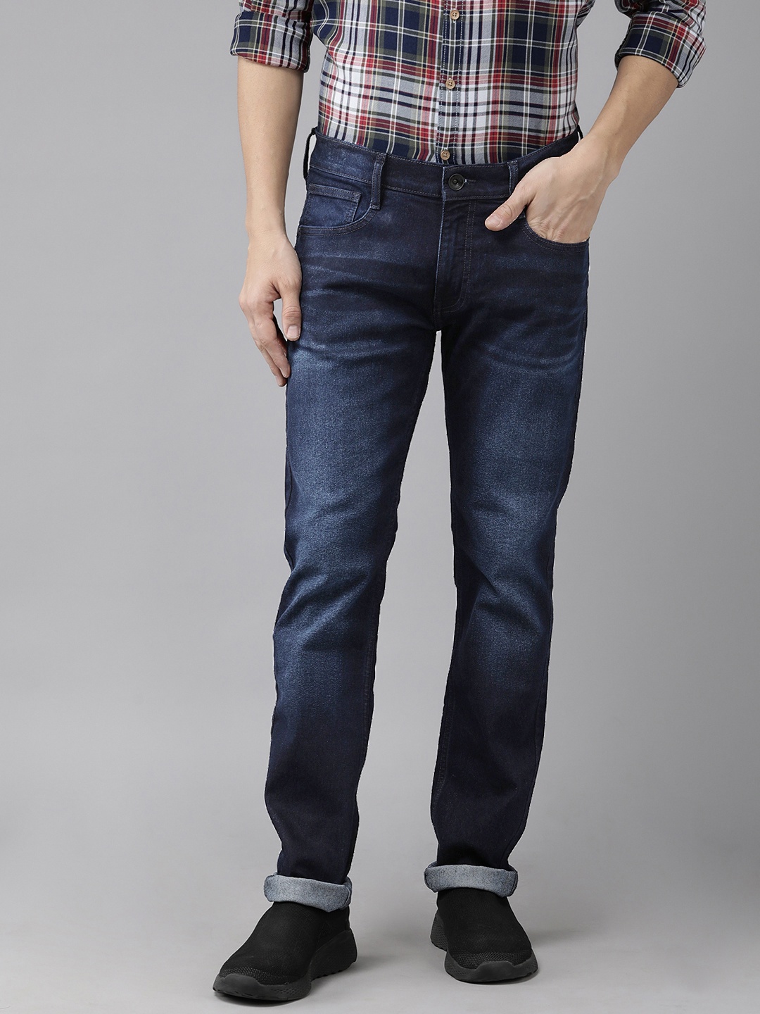 

Pepe Jeans Men Slim Fit Light Fade Jeans, Navy blue
