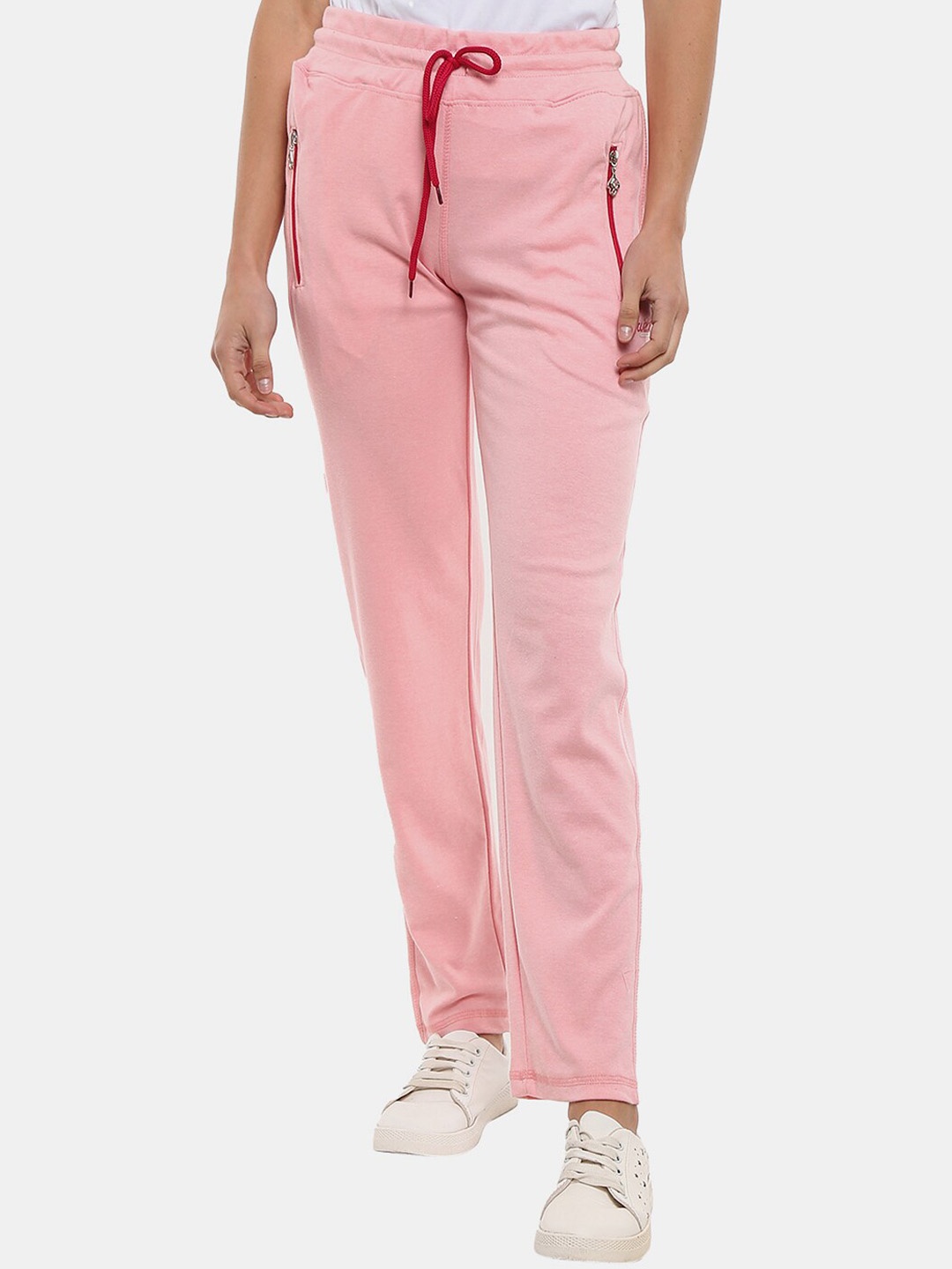 

V-Mart Women Interlock Track Pants, Pink