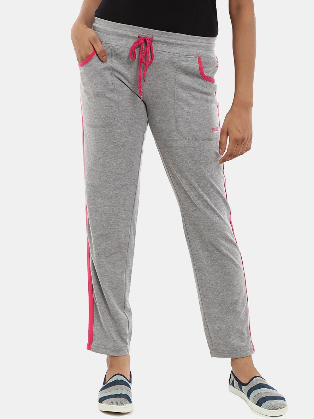 

V-Mart Women Interlock Track Pants, Grey