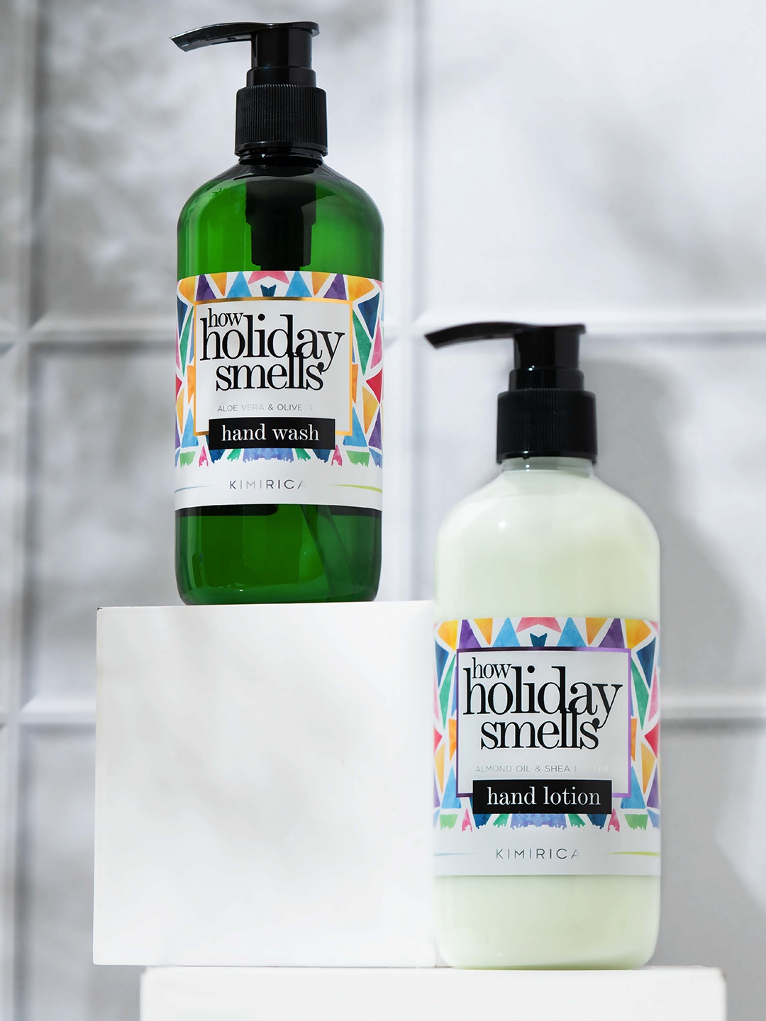 

Kimirica How Holiday Smells Set Of 2 Hand Lotion & Body Lotion 300ml Each, White