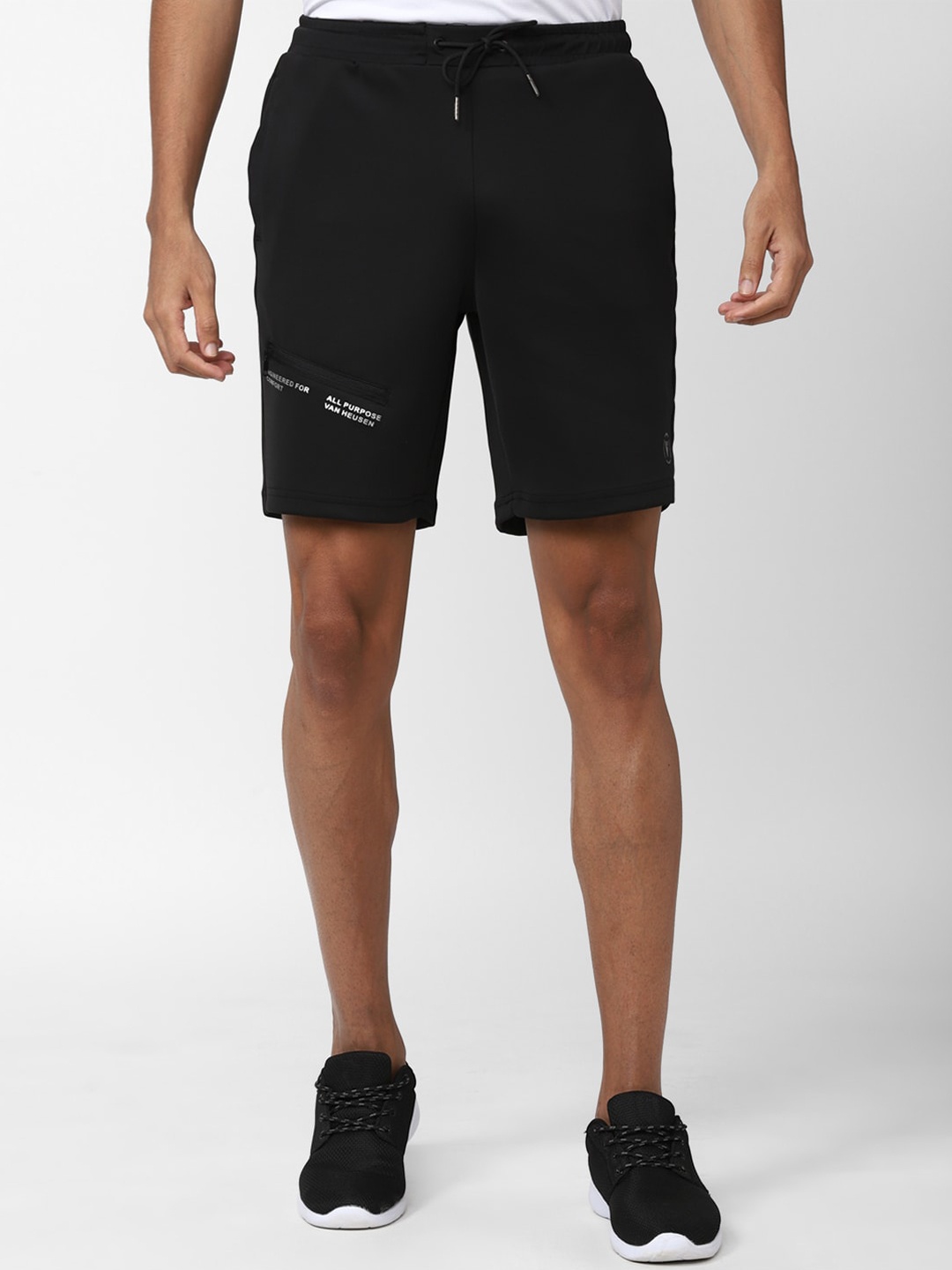 

Van Heusen Flex Men Cycling Shorts, Black