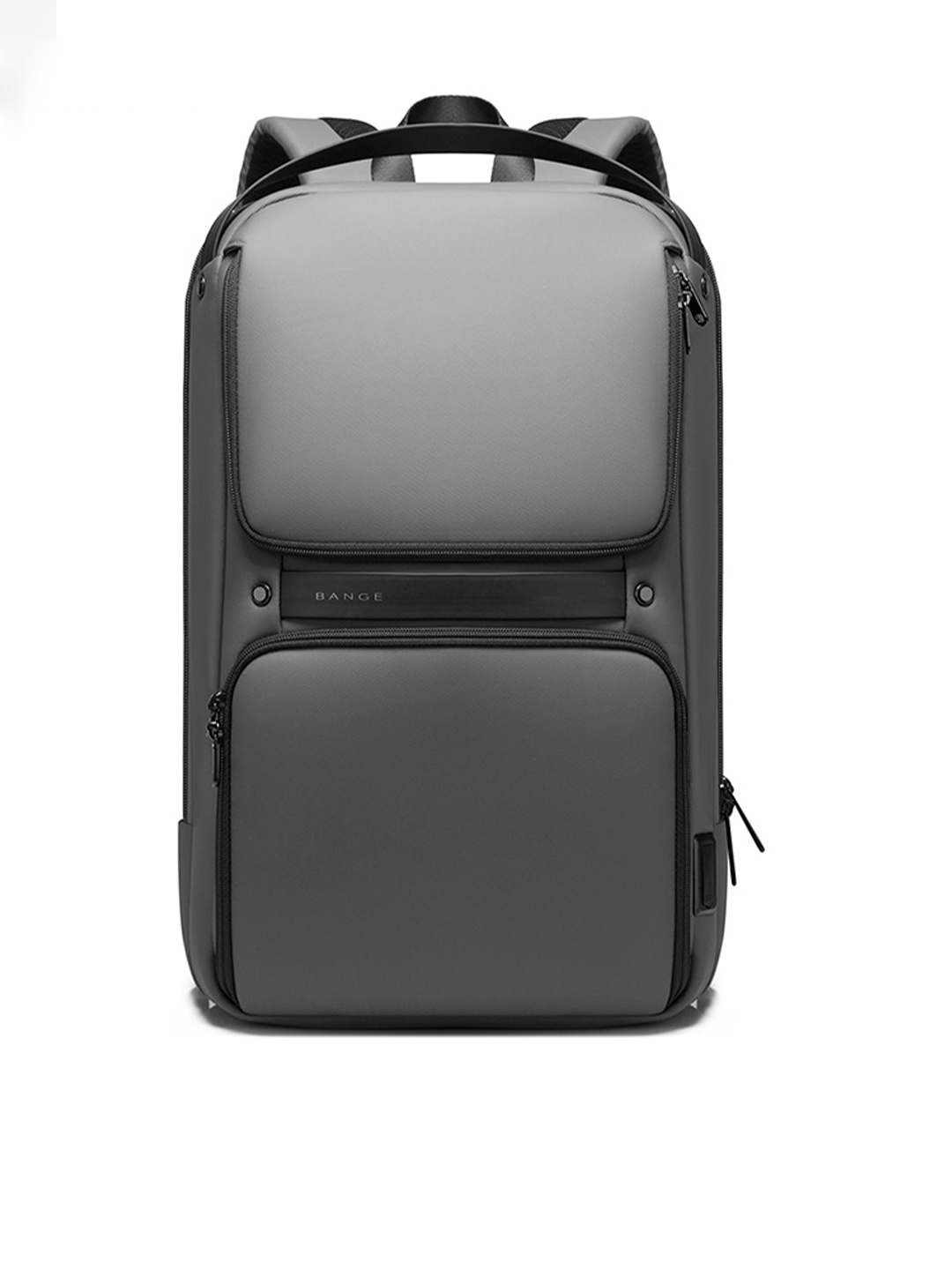 

Red Lemon Unisex Grey Backpack with USB Charging Port