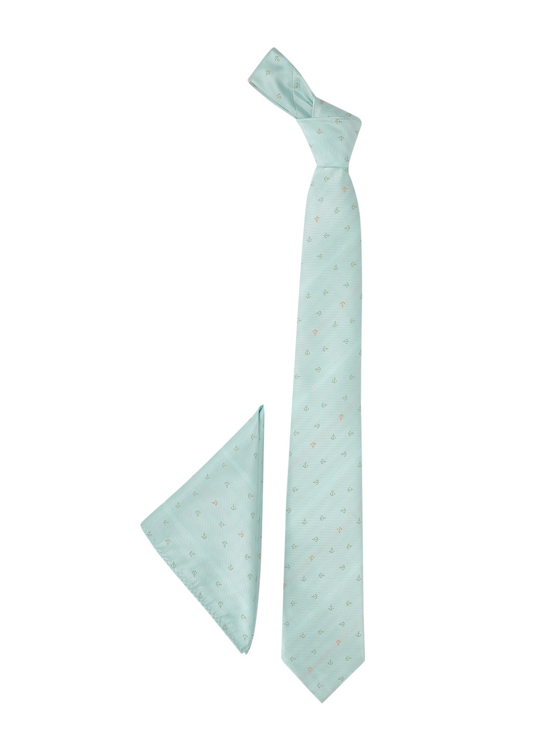 

Tossido Men Necktie and Pocket Square Gift Set, Blue