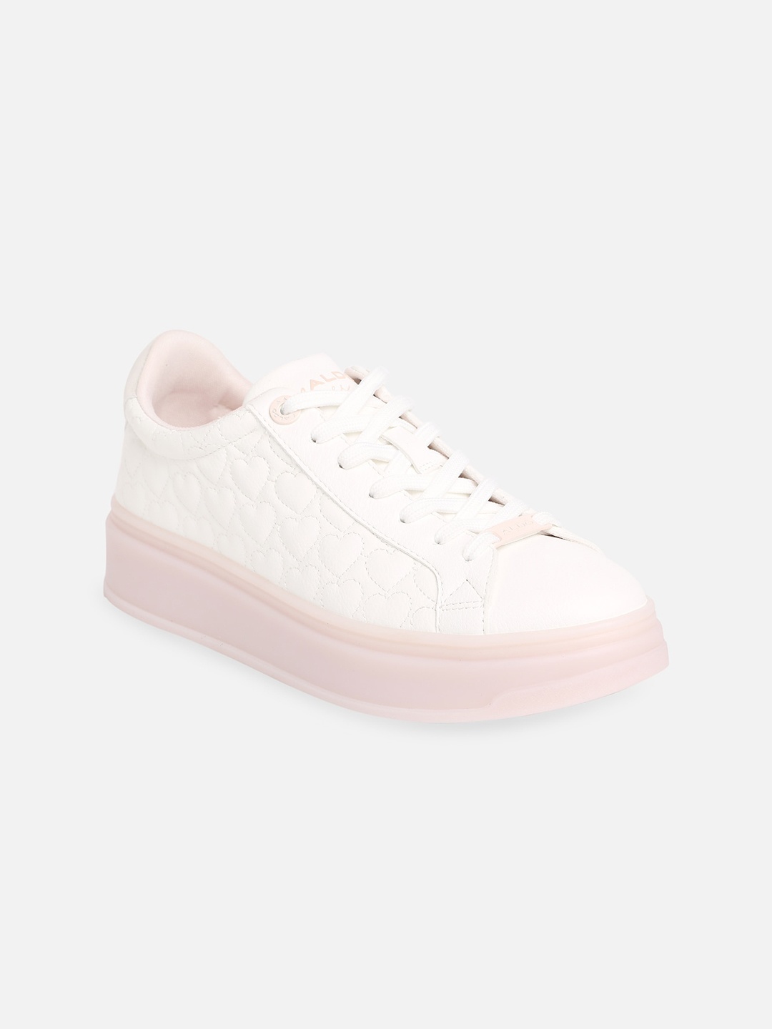 

ALDO Women Textured Sneakers, Pink