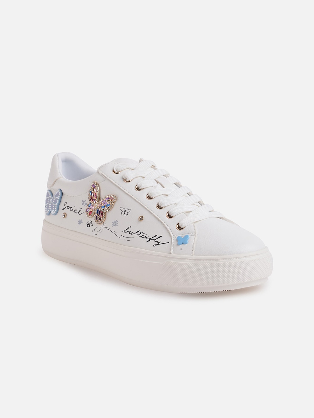 

ALDO Women Printed Sneakers, White
