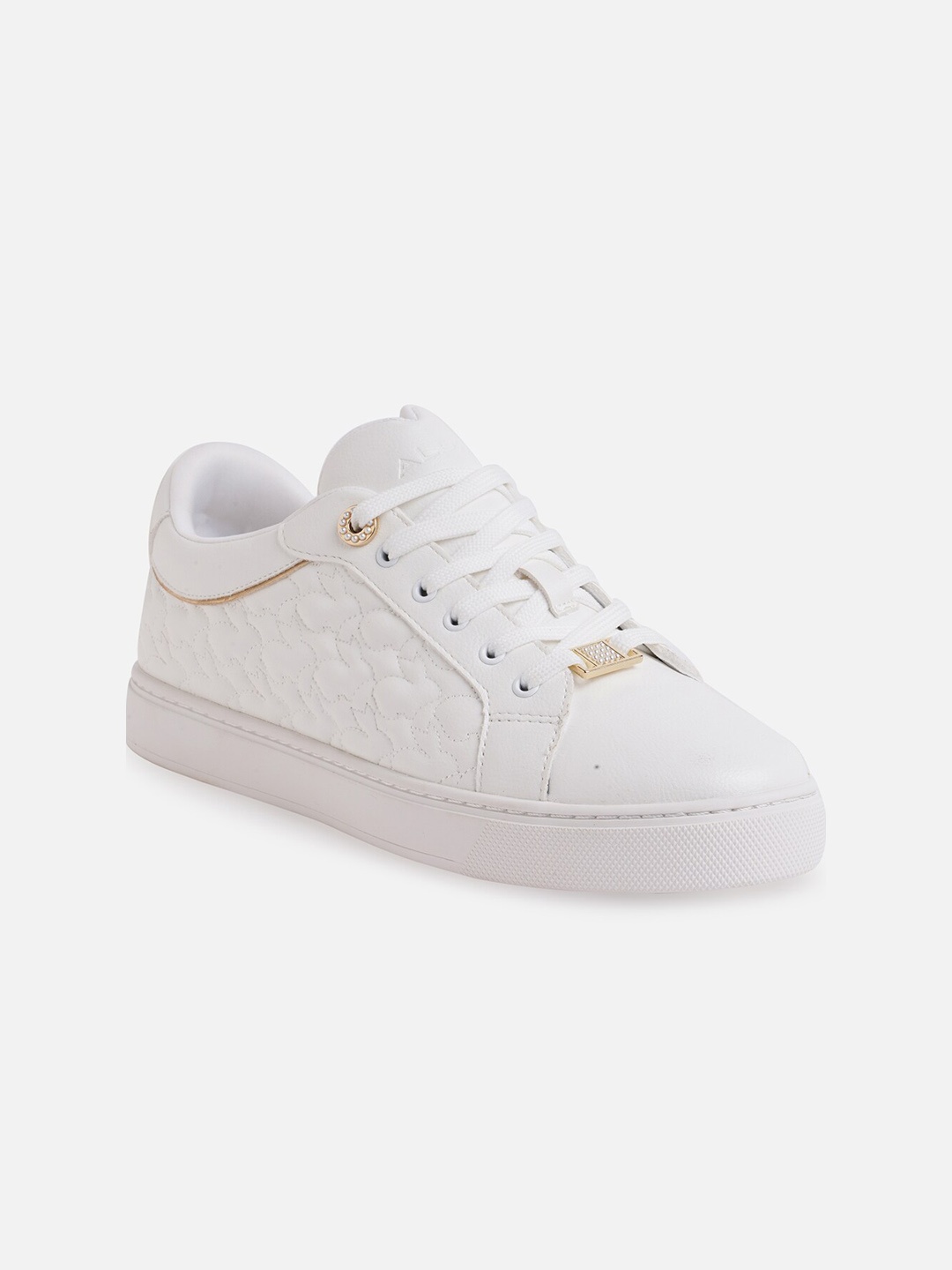 

ALDO Women Textured Sneakers, White