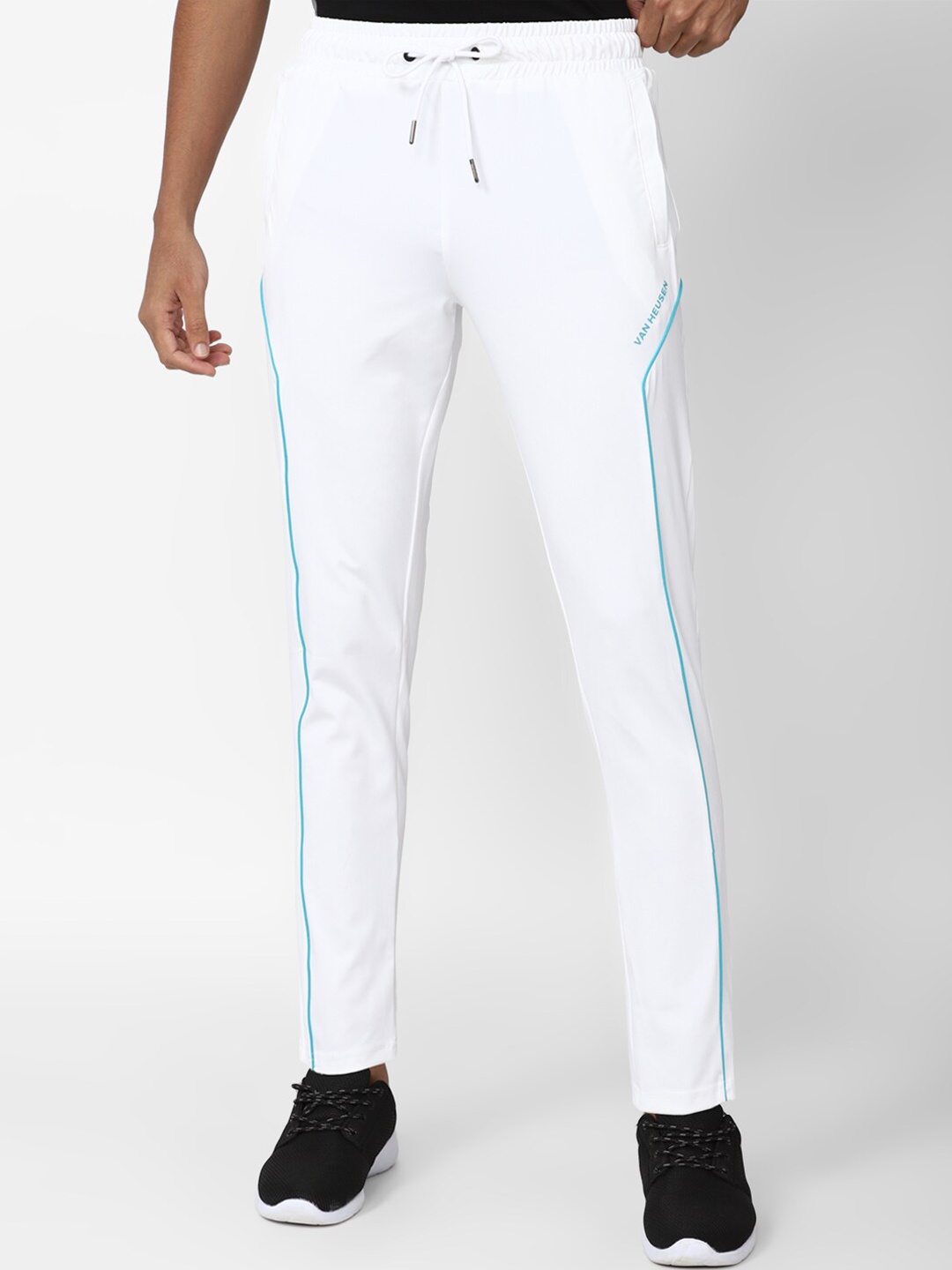 

Van Heusen Men Slim-Fit Track Pants, White