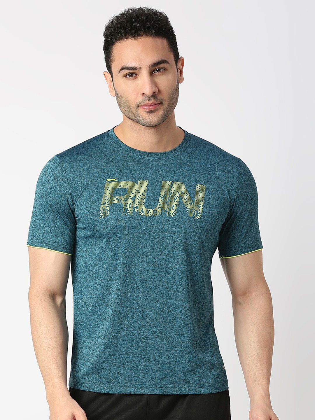 

Black Panther Men Typography Printed Slim Fit T-shirt, Teal