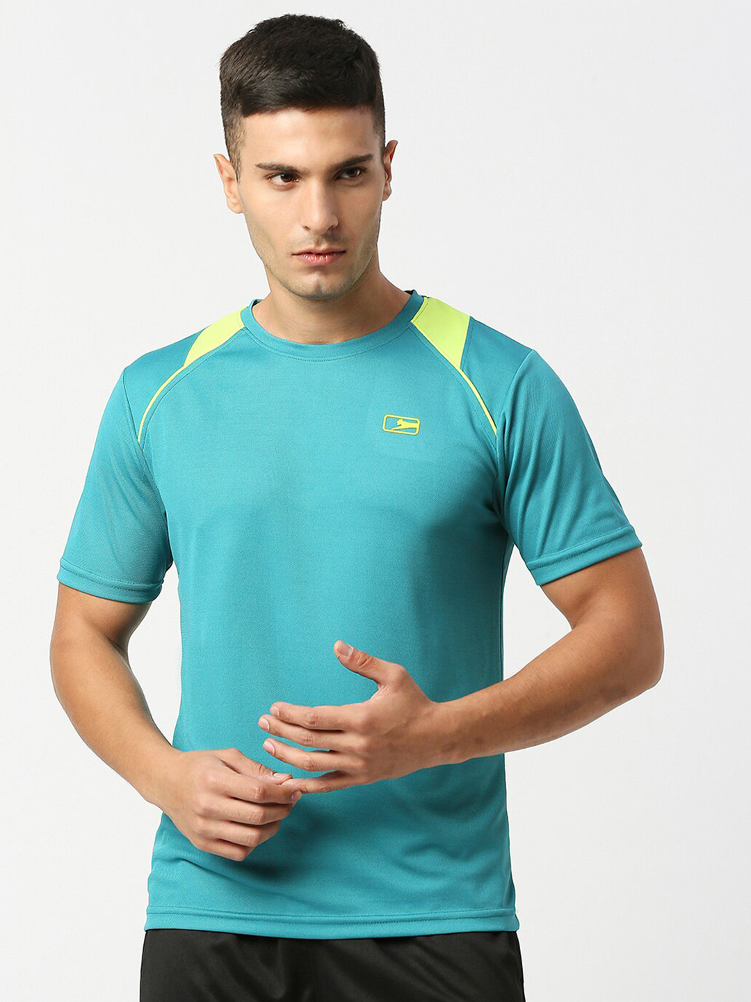 

Black Panther Men Round Neck Slim Fit T-shirt, Teal