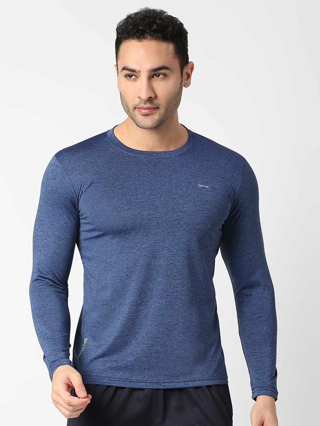 

Black Panther Men Long Sleeves Slim Fit T-shirt, Navy blue