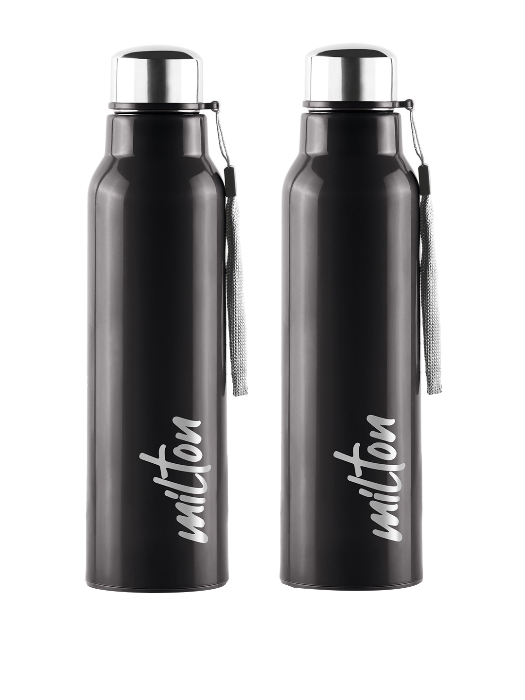 

Milton Steel Fit 900 Black Set Of 2 Insulated Inner Stainless Steel Water Bottles 630 ml