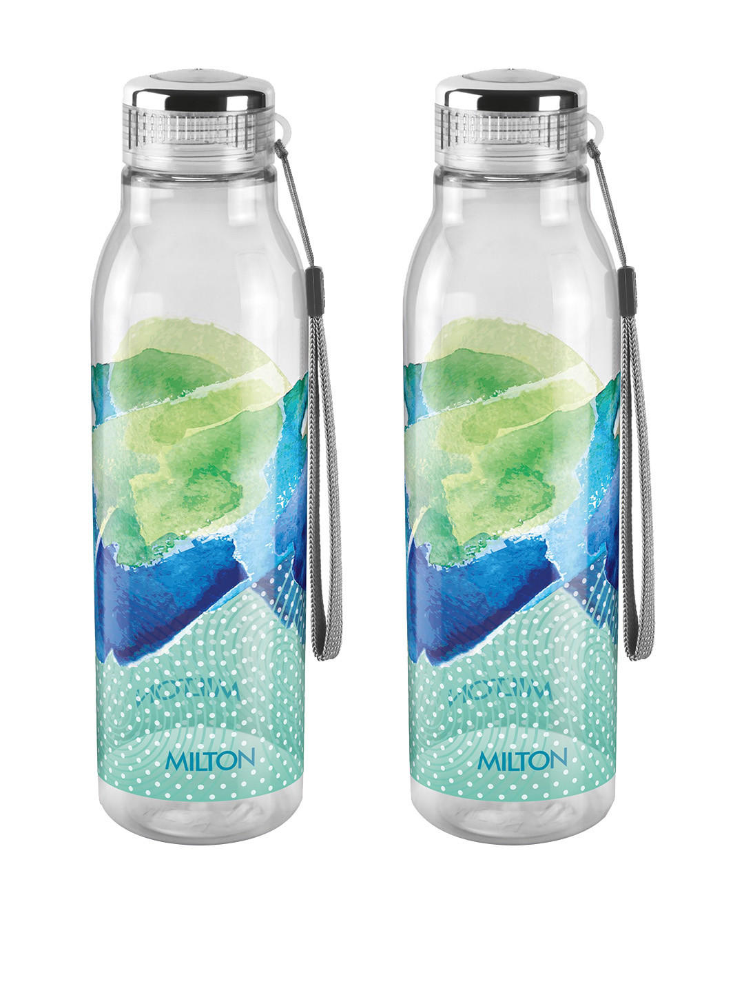 

Milton Helix 1000 Set Of 2 Green Leak Proof Pet Bottle 1L Each