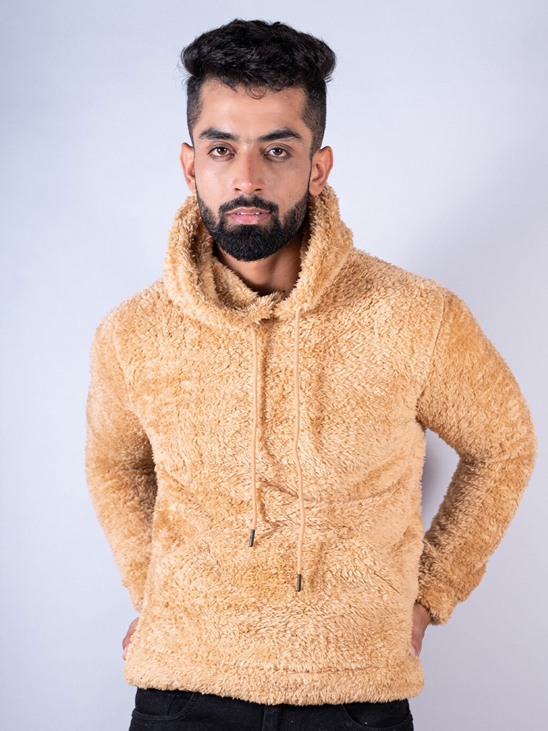 

Tistabene Men Hooded Sweatshirt, Brown