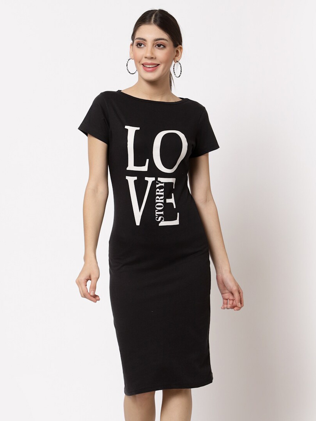 

aayu T-shirt Dress, Black