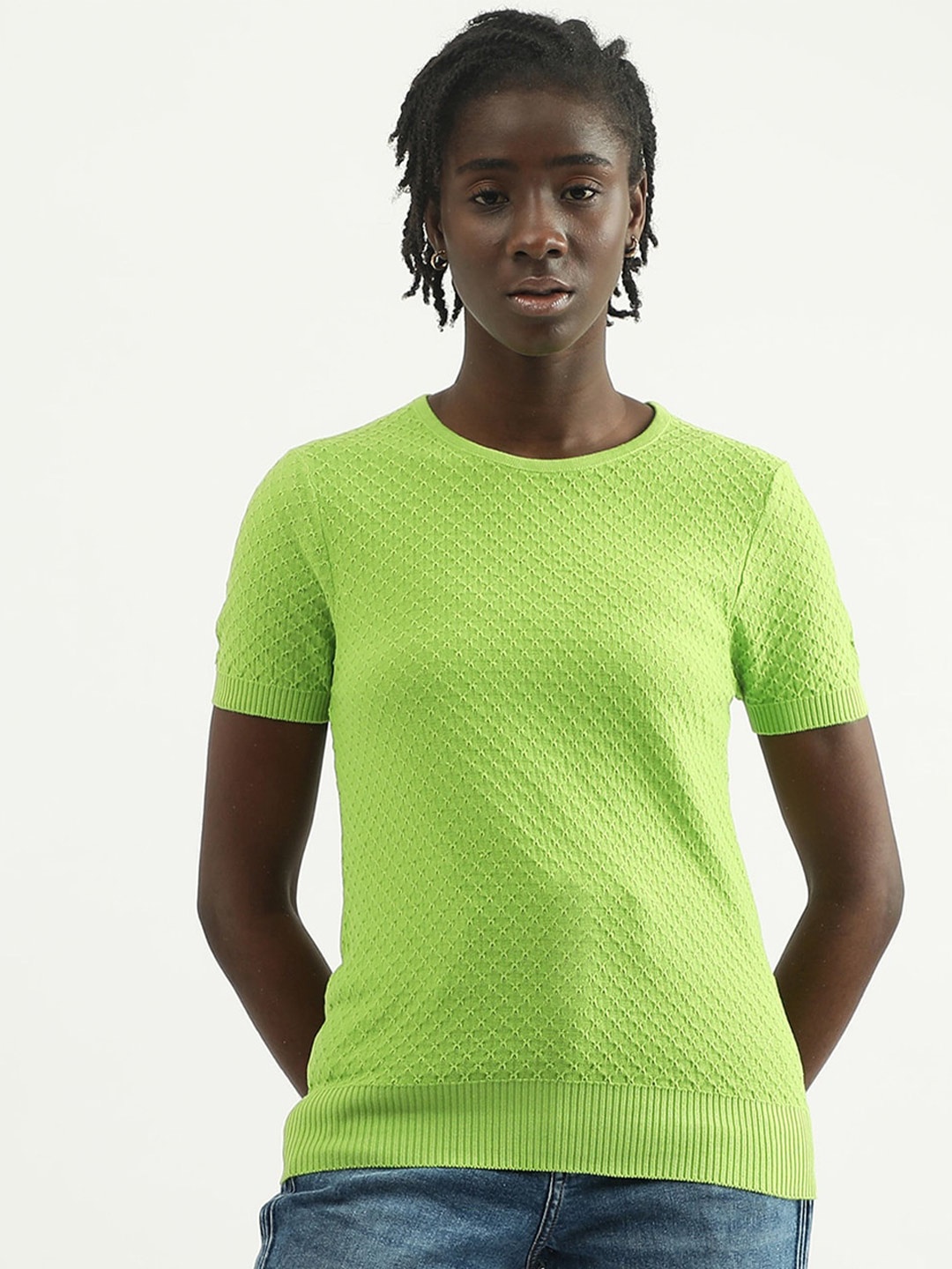 

United Colors of Benetton Cotton Top, Green