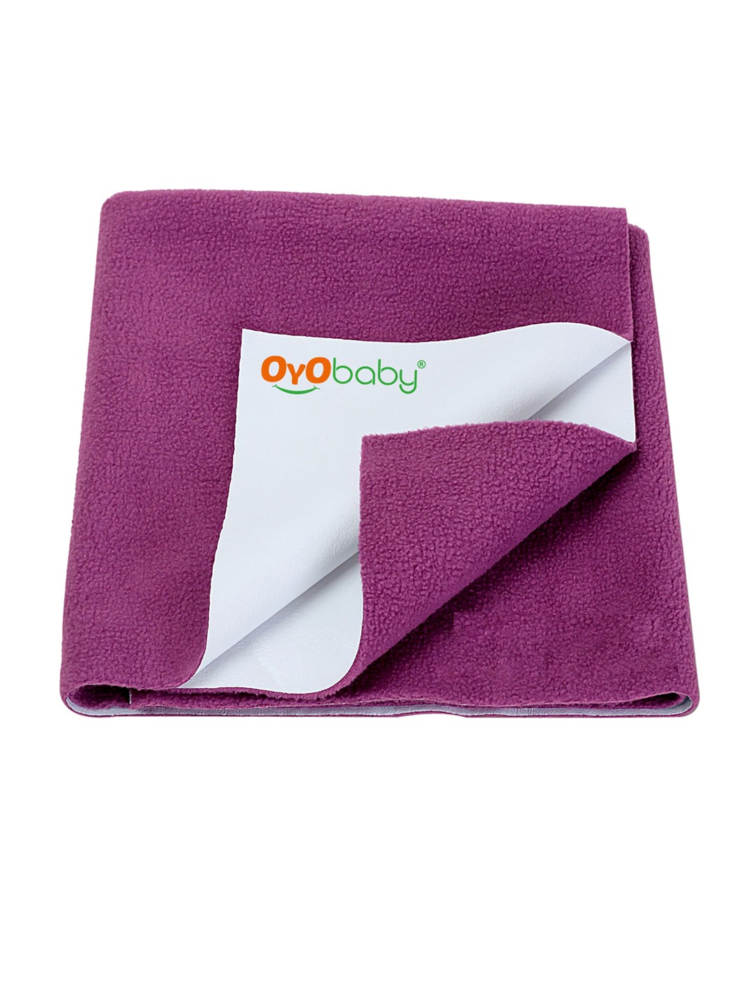 

OyO Baby Instadry Anti-Piling Dry Sheet Bed Protector - Purple, Pink