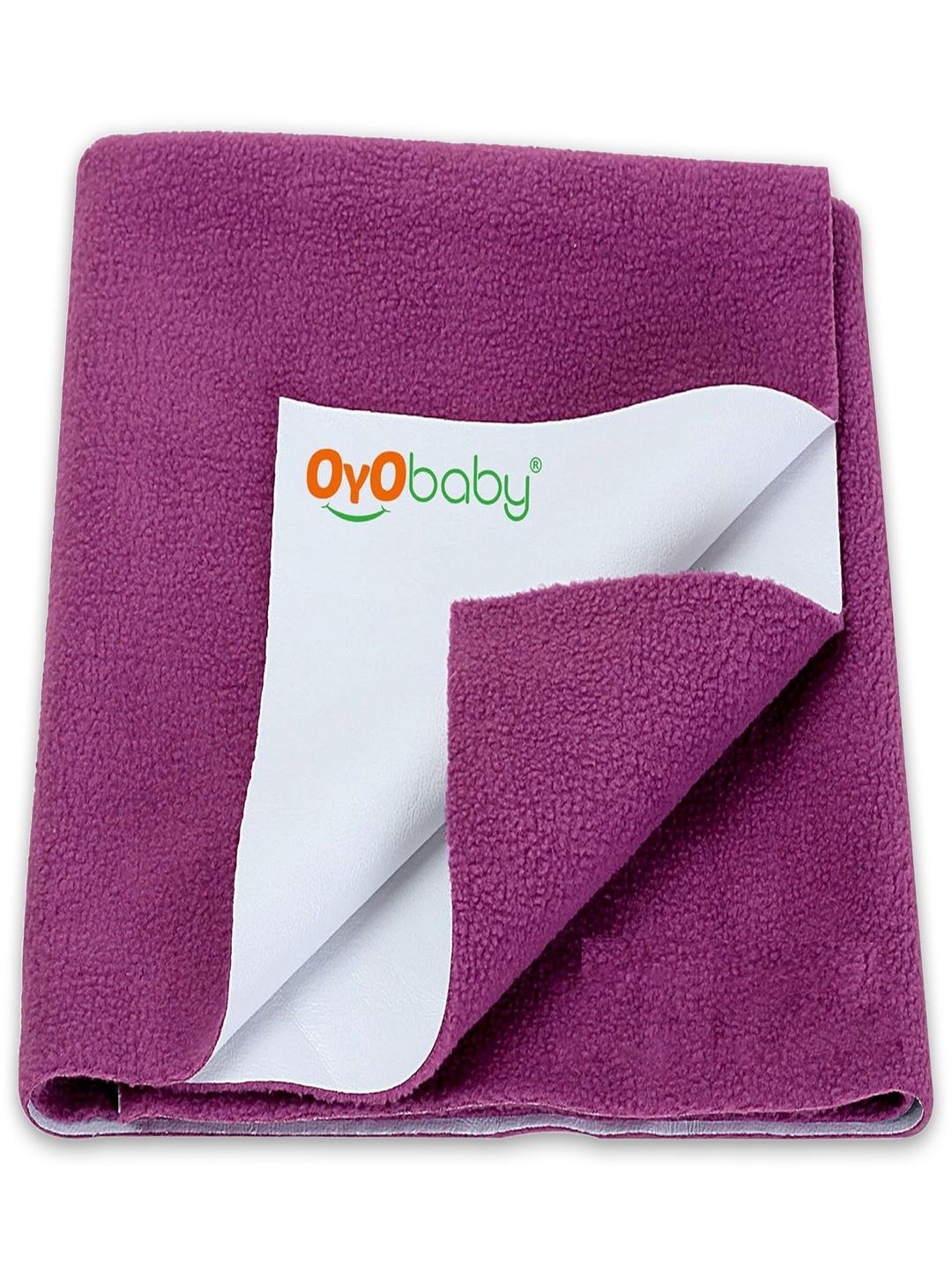 

OyO Baby Rani Pink Waterproof & Baby Dry Sheet Polycotton Mattress Protector, Purple