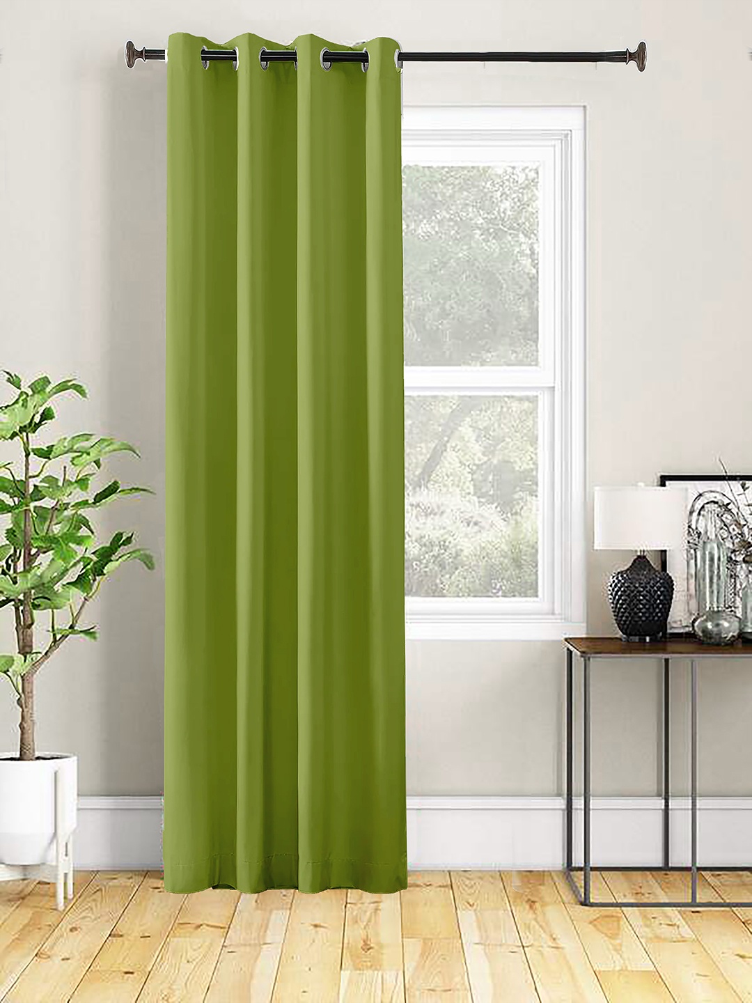

AEROHAVEN Green Room Darkening Long Door Curtain