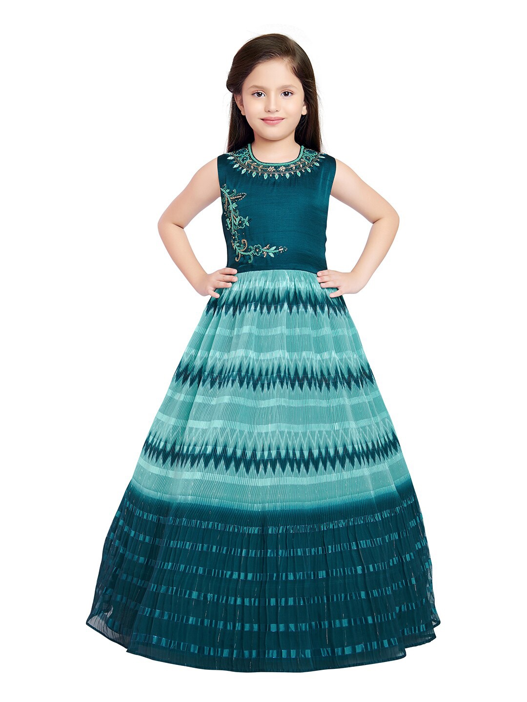 

BETTY Girls Maxi Dress, Blue