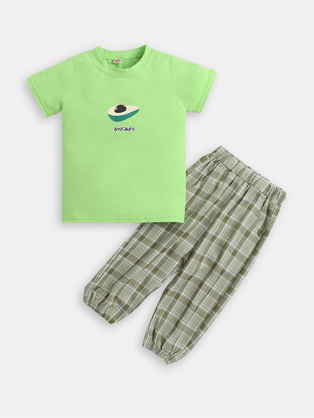 

Hopscotch Girls T-Shirt with Trousers, Green
