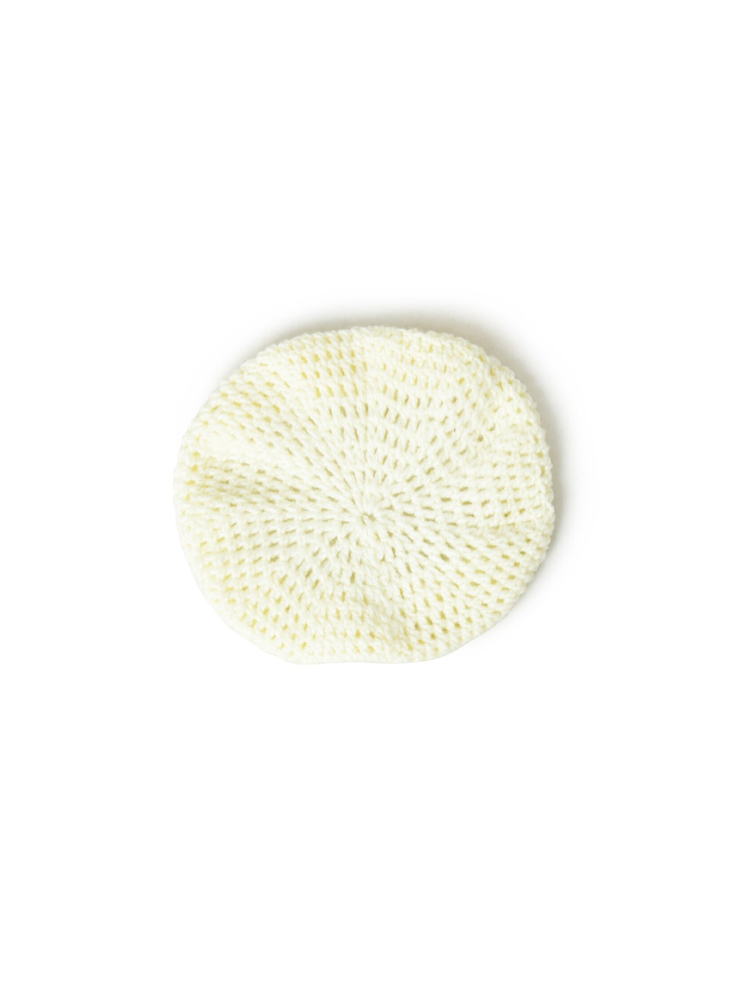

FUNKRAFTS Boys Self Design Wool Visor Winter Cap, Off white