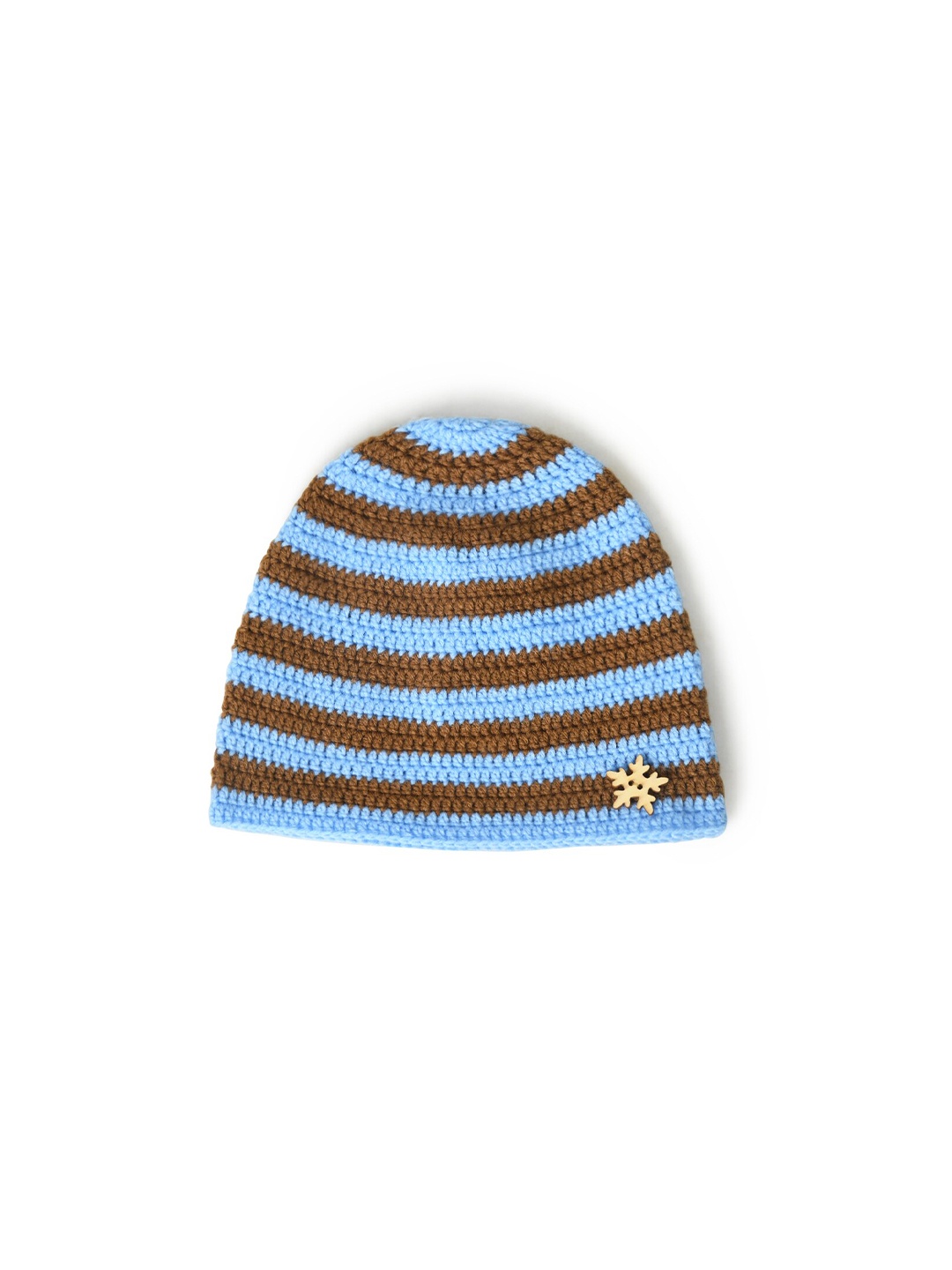 

FUNKRAFTS Kids Self Design Wool Winter Beanie, Blue