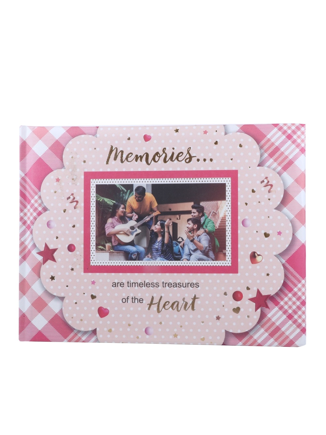 

Archies Typography Printed Scrap Book, Pink