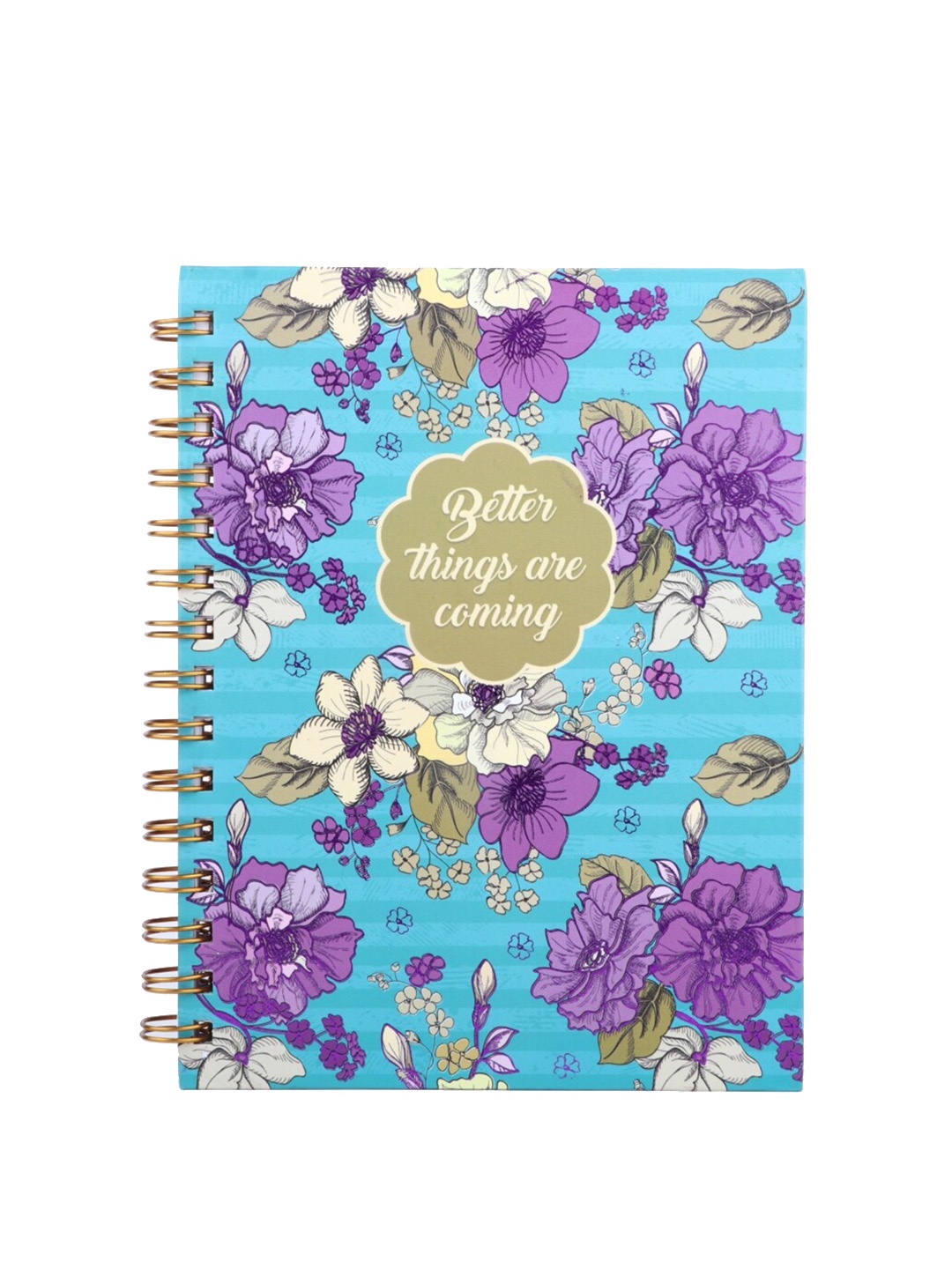 

Archies Floral Printed A5 Stationery, Turquoise blue