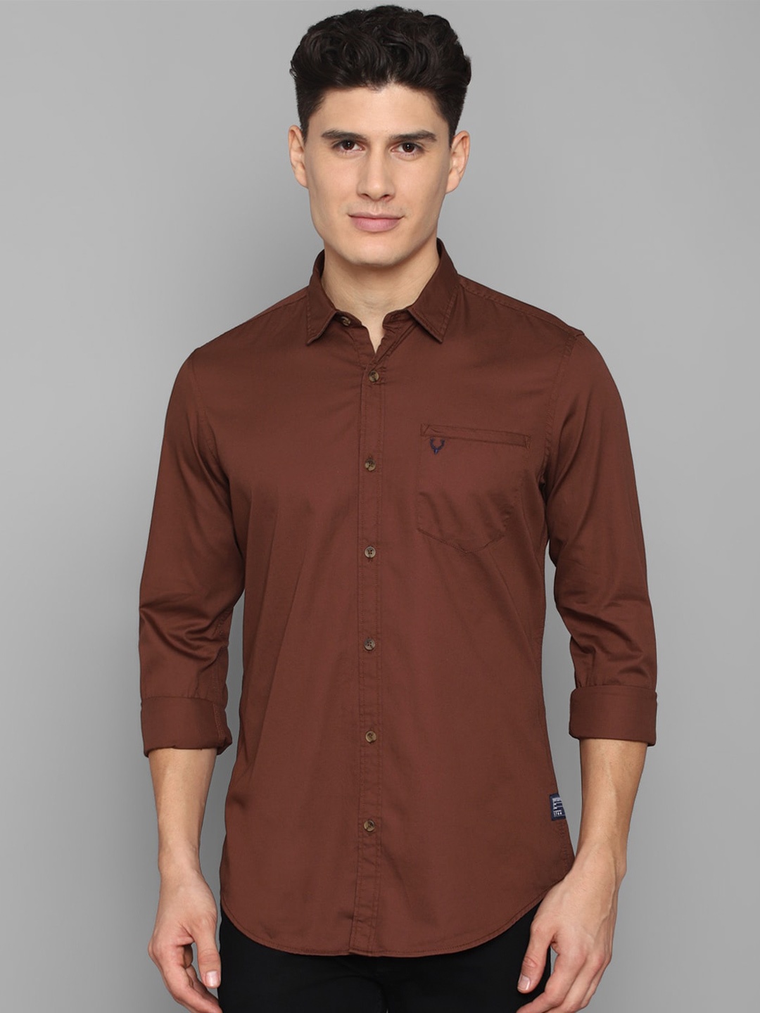 

Allen Solly Sport Men Cotton Casual Shirt, Brown