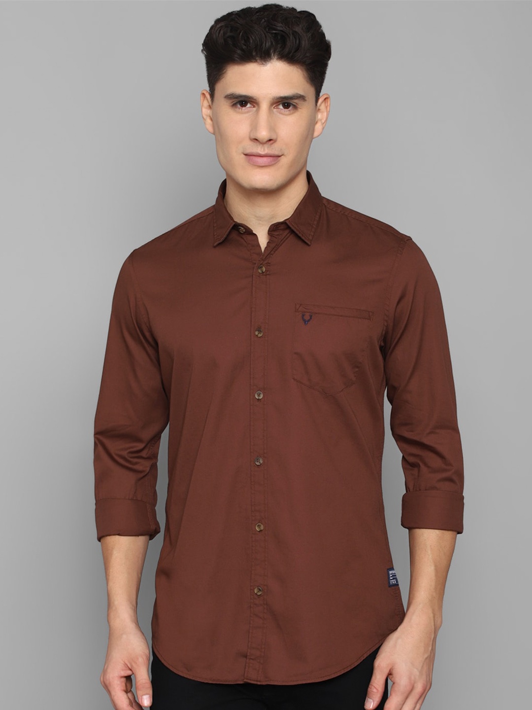 

Allen Solly Sport Men Cotton Casual Shirt, Brown