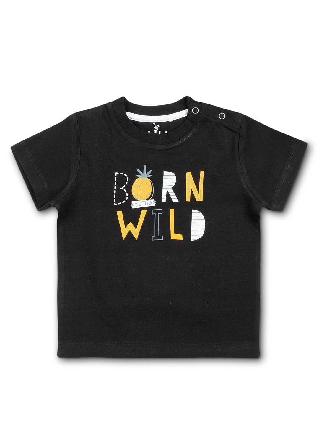 

Cuby Clubz Boys Printed T-shirt, Black