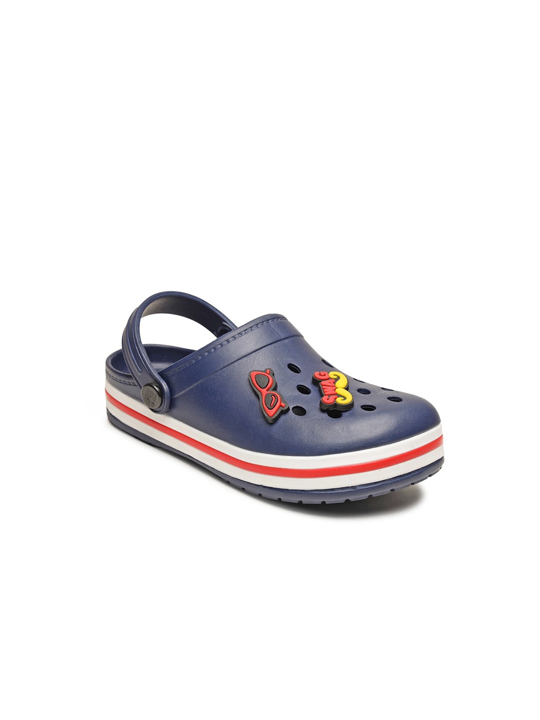 

DA NATURO ITALY Kids Slip-On Clogs, Blue