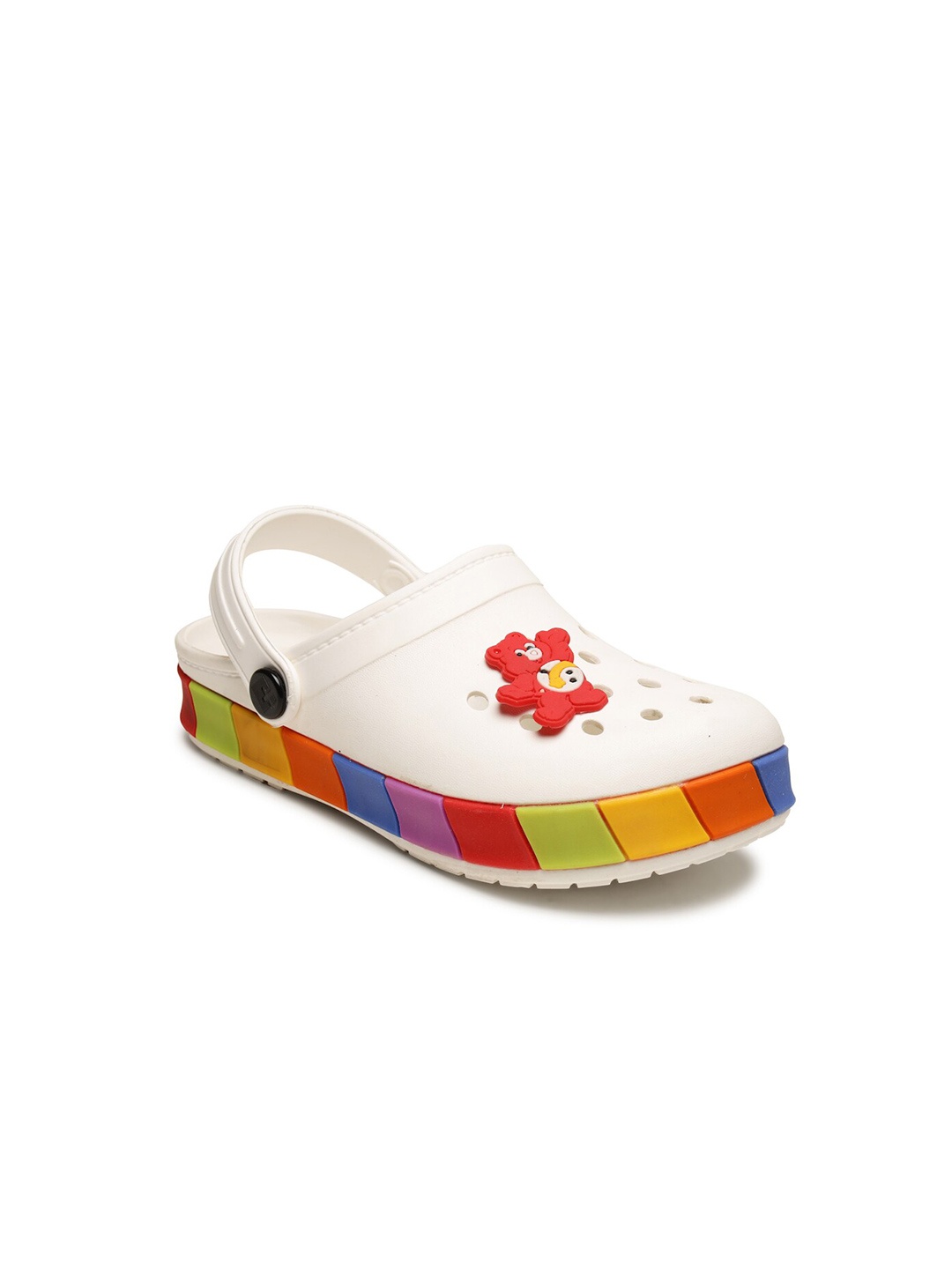 

DA NATURO ITALY Kids Colourblocked Clogs, White