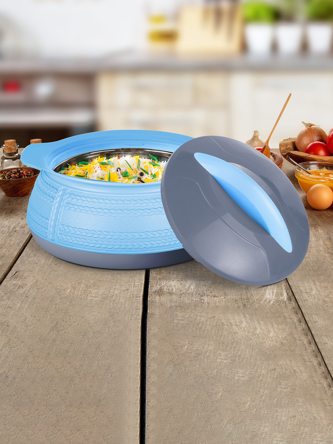 

Milton Adore 1500 Turquoise Blue Insulated Inner Stainless Steel Casserole 1.25 L
