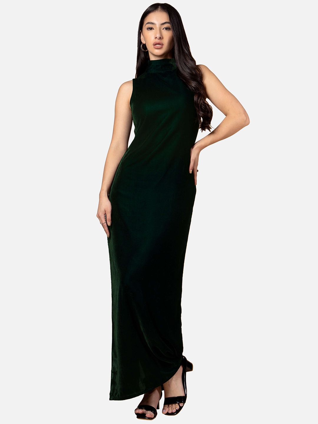 

NEOFAA Green Maxi Maxi Dress