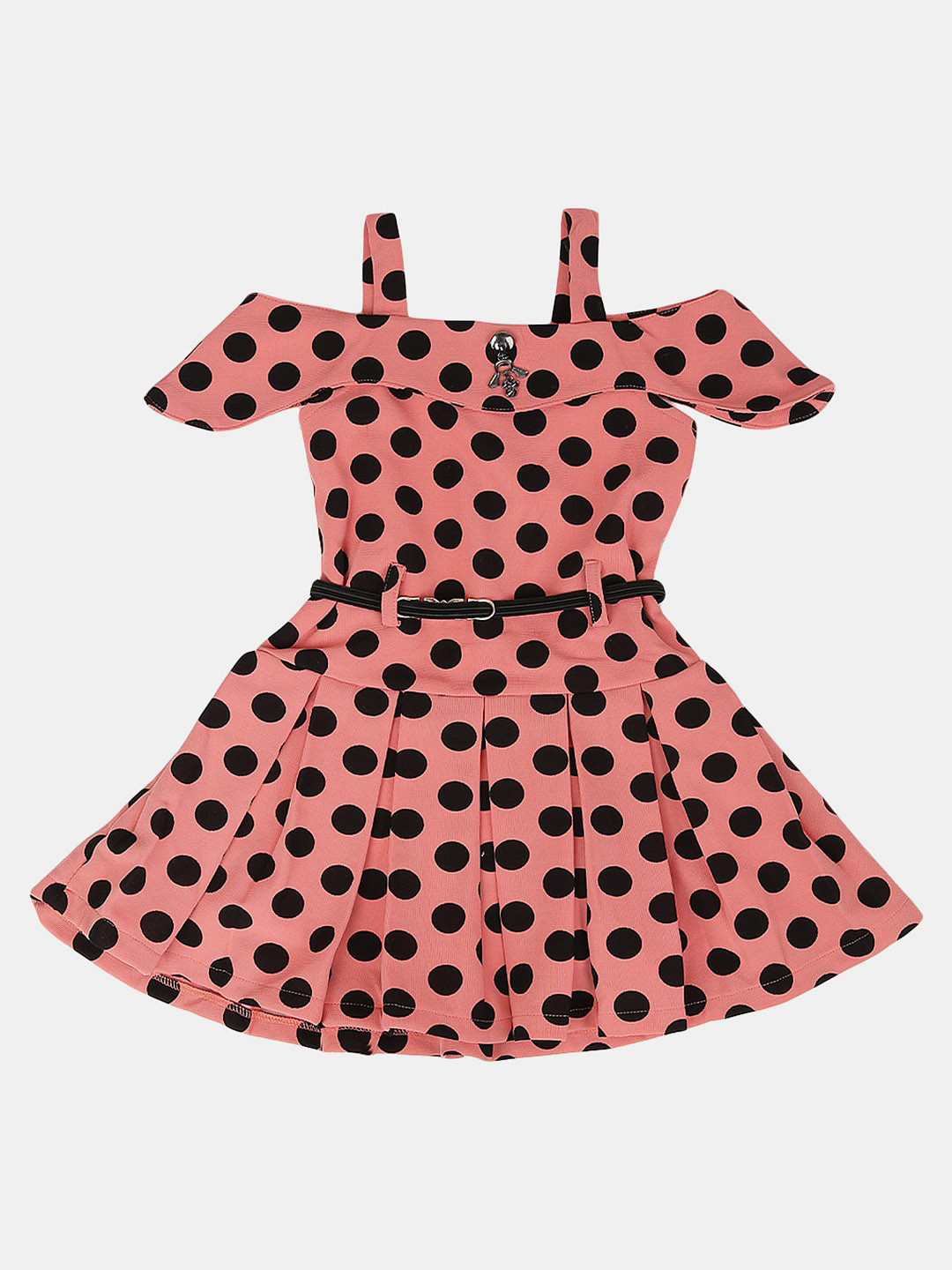 

V-Mart Girls Polka Dots Dress, Pink