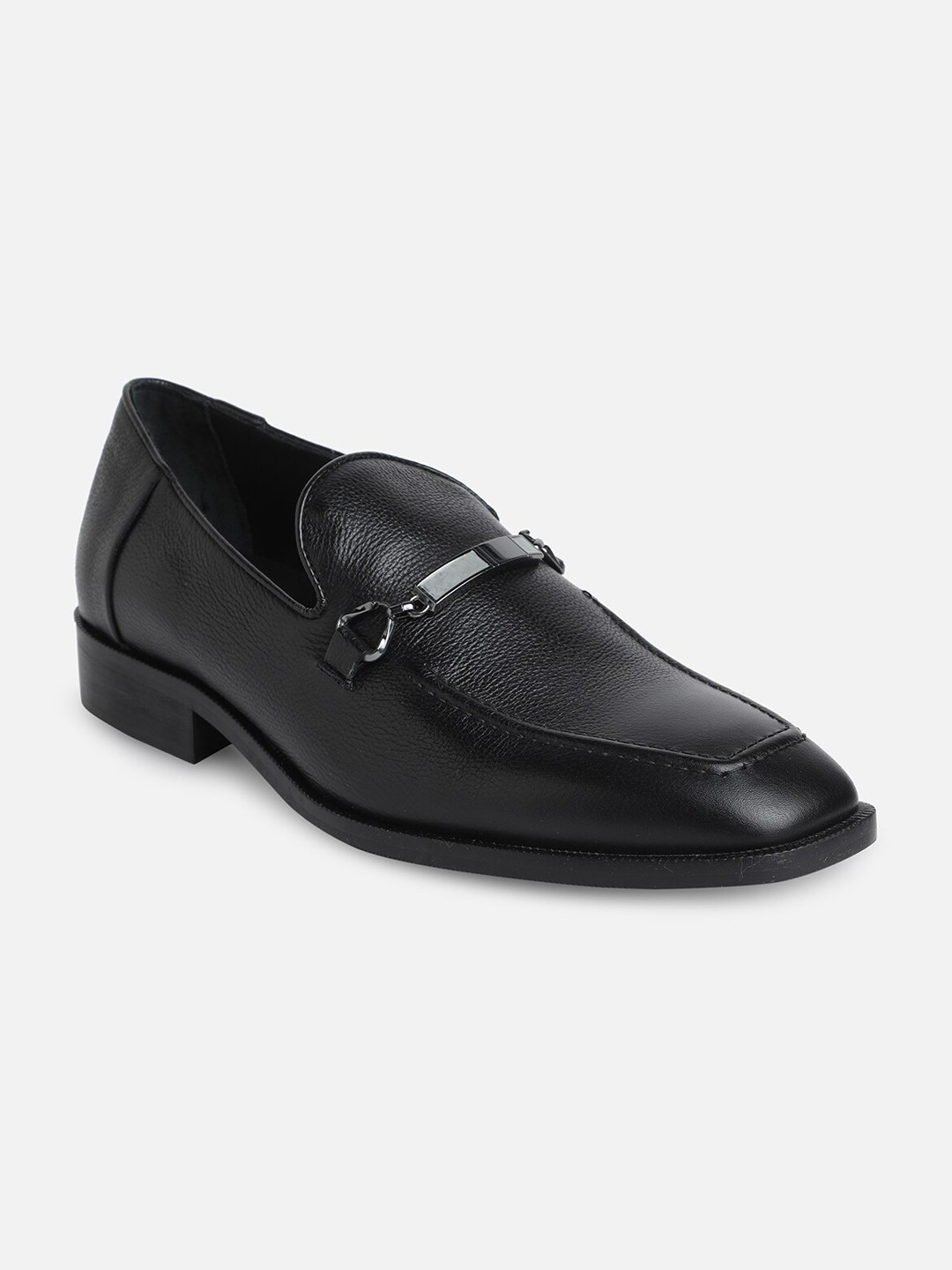 

ALDO Men Textured Formal Loafers, Black