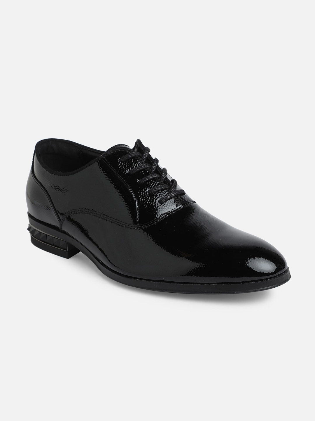 

ALDO Men Leather Formal Derbys, Black