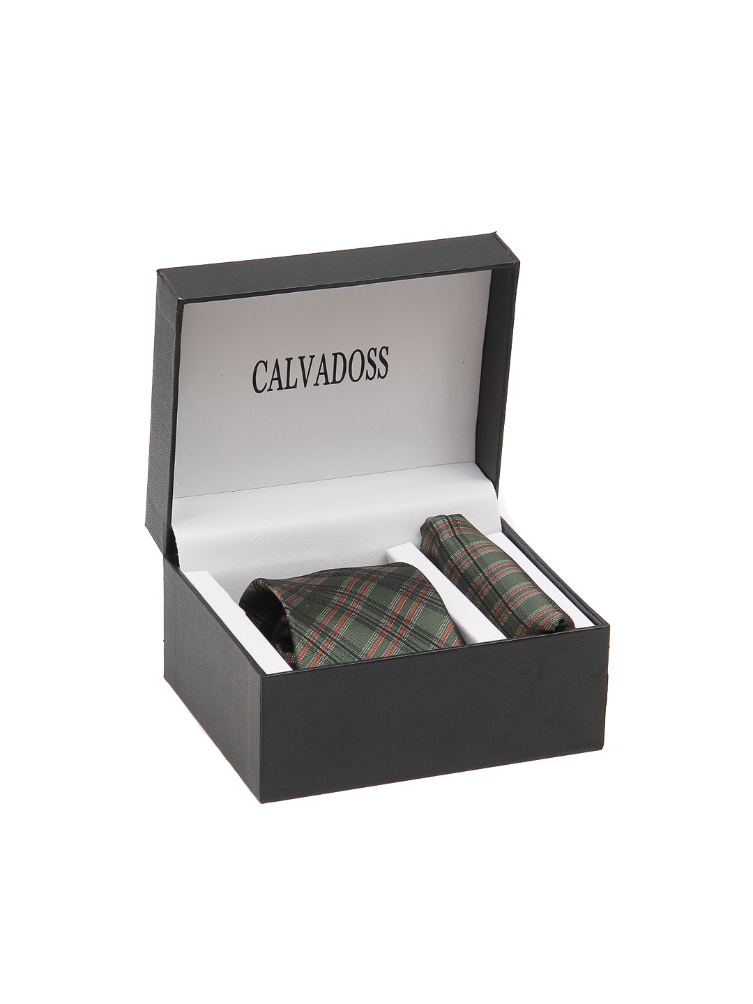 

Calvadoss Men Checked Accessory Gift Set CALTPSB-28, Black