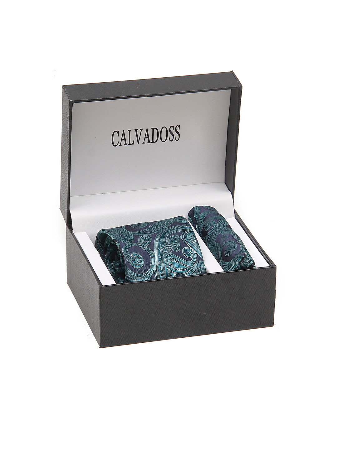 

Calvadoss Men Self-Design Accessory Gift Set CALTPSB-44, Green
