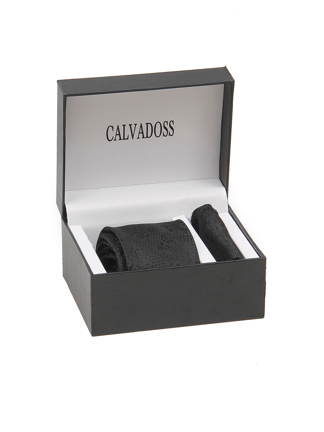 

Calvadoss Men Printed Accessory Gift Set, Black
