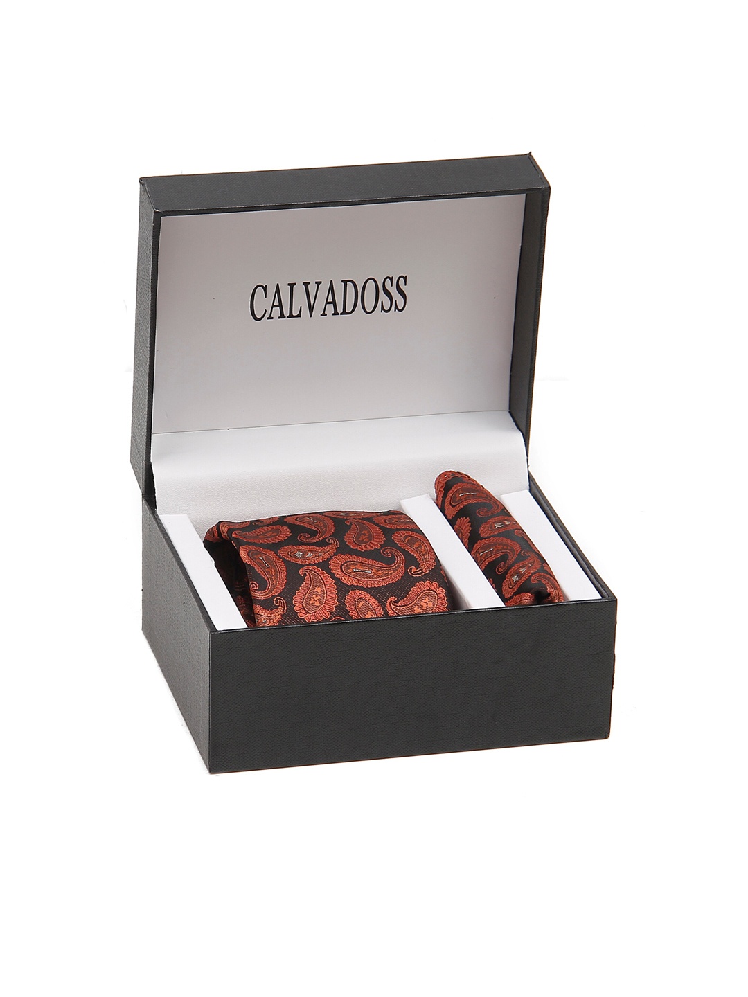 

Calvadoss Men Printed Accessory Gift Set, Black