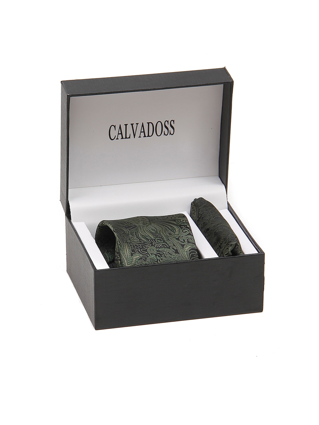 

Calvadoss Men Self-Design Accessory Gift Set CALTPSB-31, Black