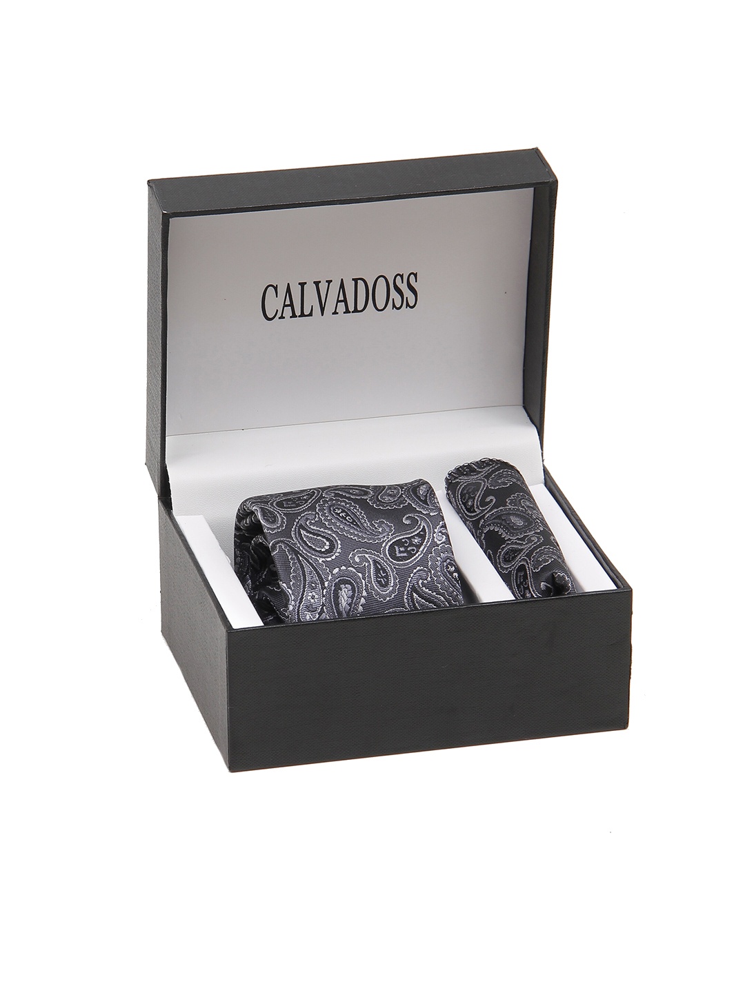 

Calvadoss Men Printed Accessory Gift Set, Black