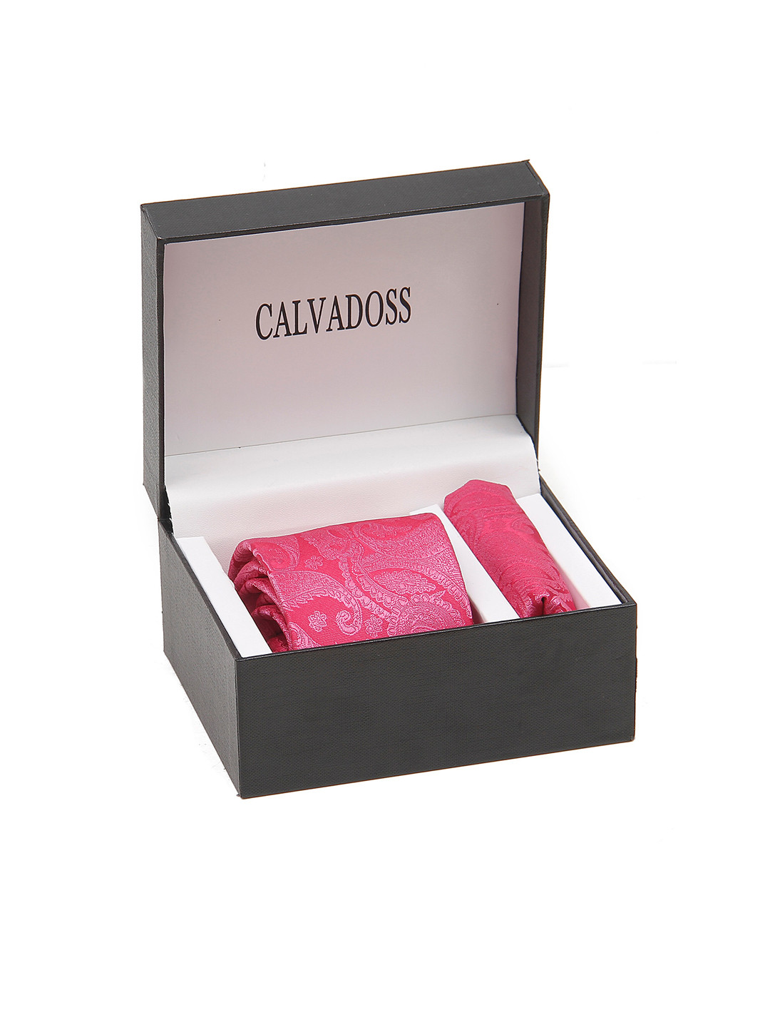 

Calvadoss Men Printed Accessory Gift Set, Magenta