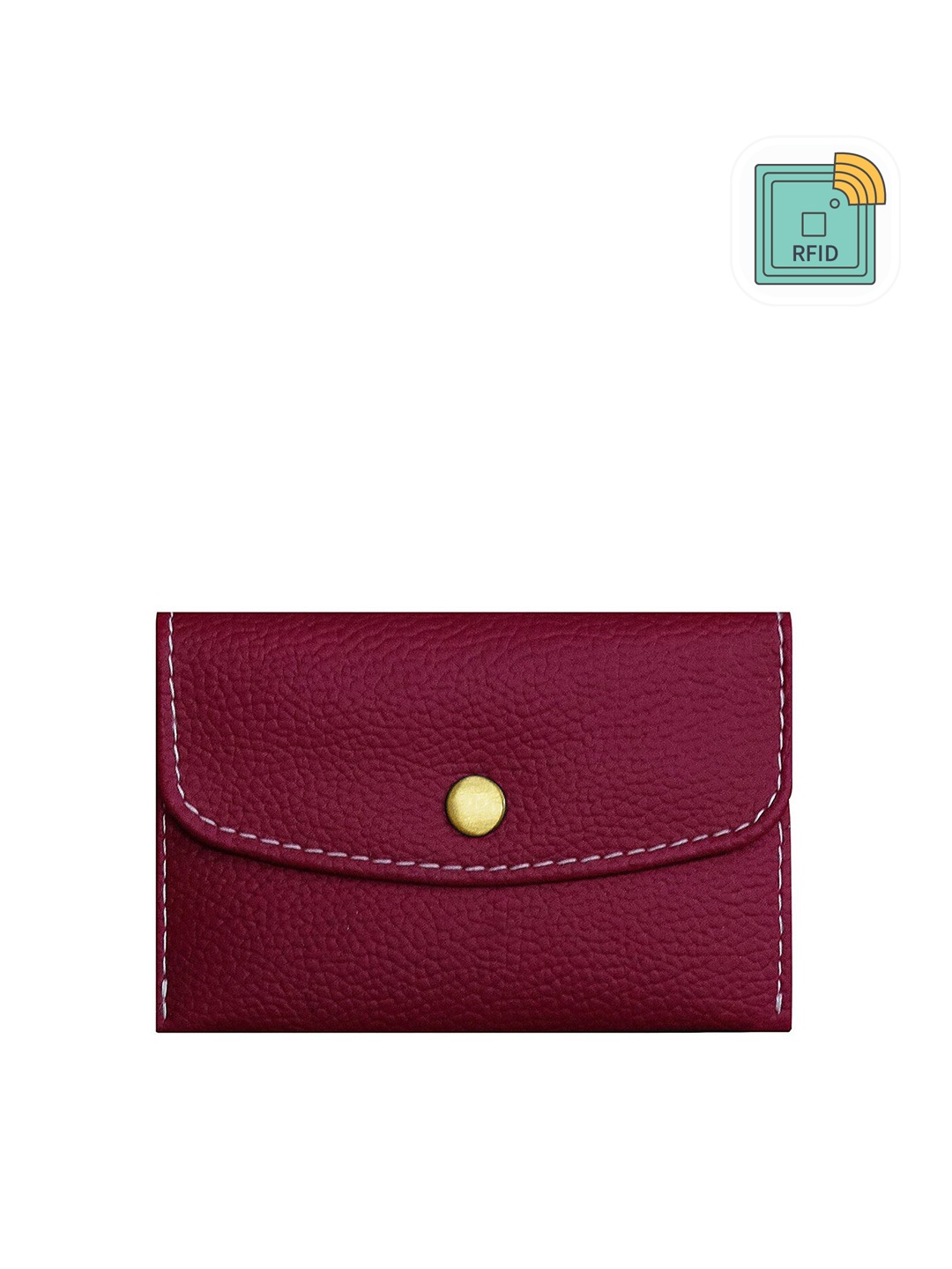 

GREEN DRAGONFLY PU Card Holder, Burgundy