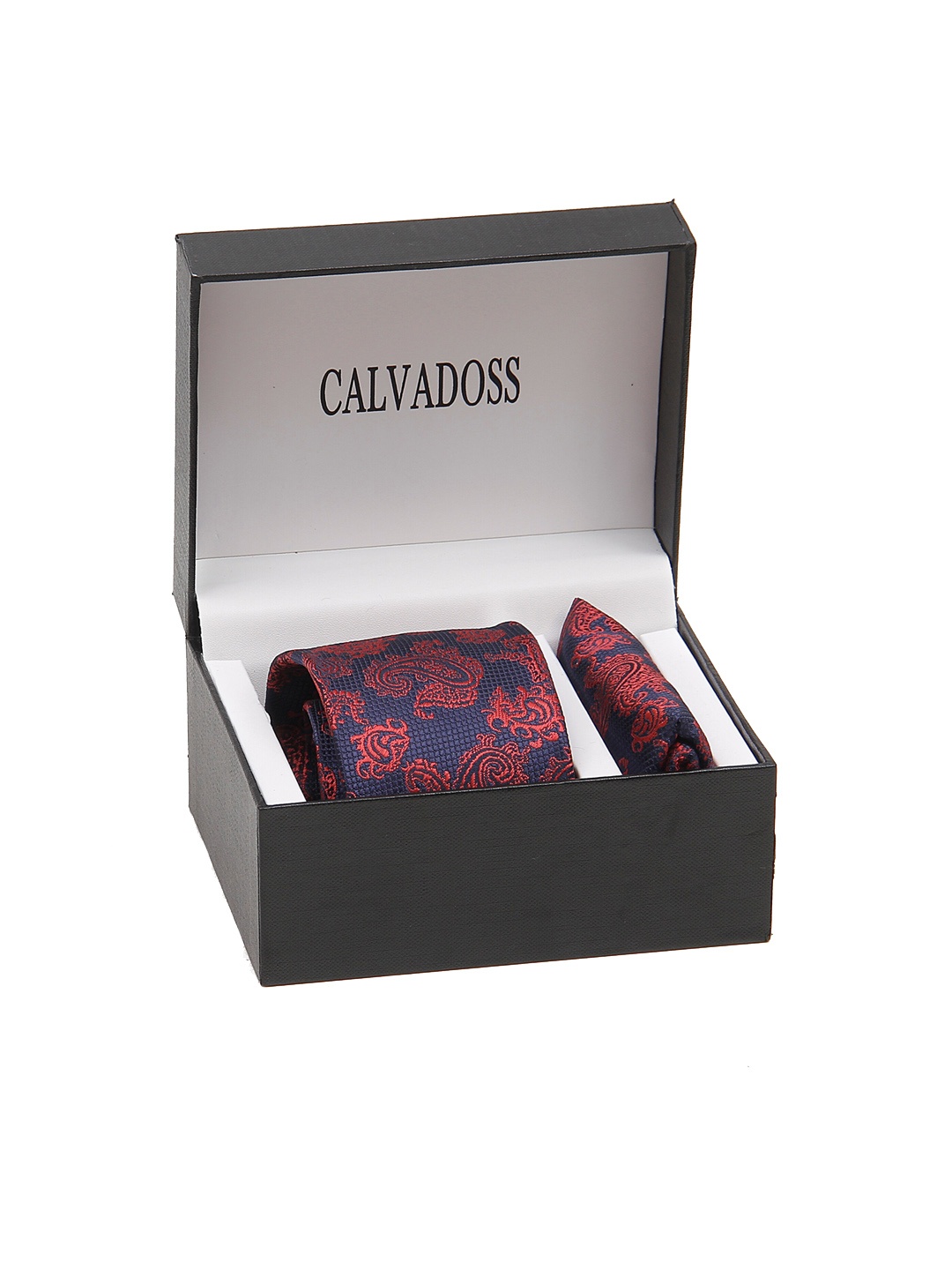 

Calvadoss Men Self-Design Accessory Gift Set CALTPSB-62, Navy blue